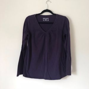 Maternity Purple Long Sleeve Top